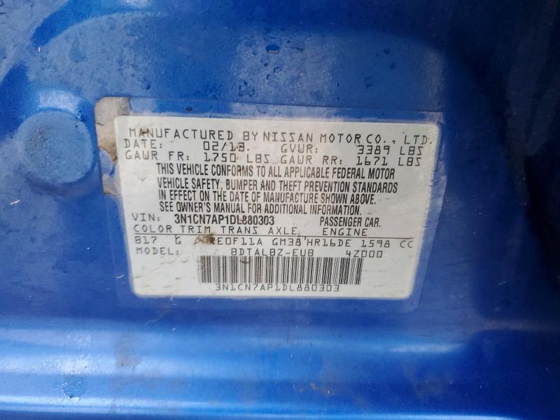 2013 Nissan Versa 1.6 s