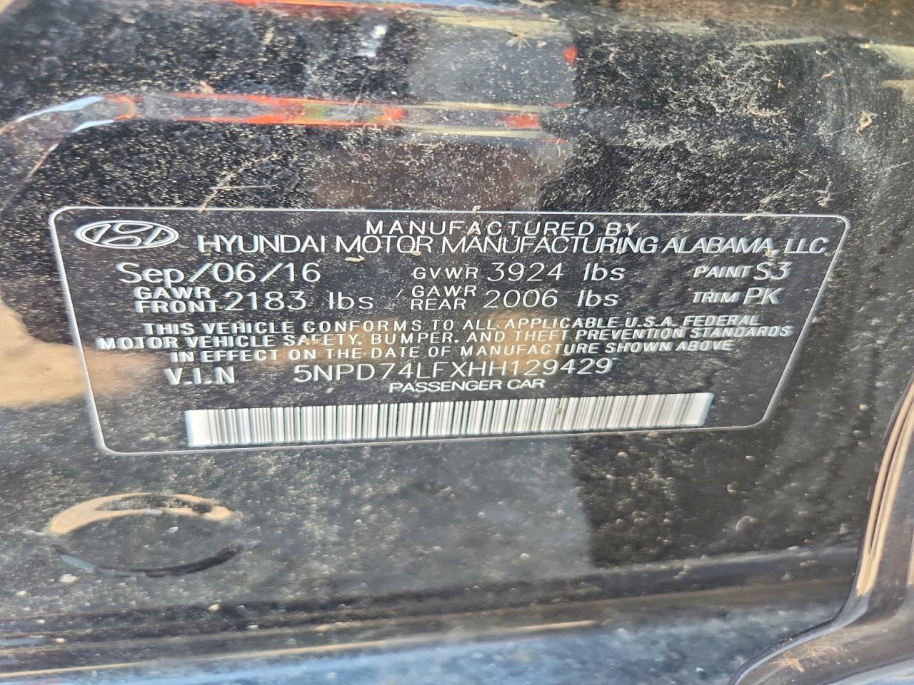 2017 Hyundai Elantra se