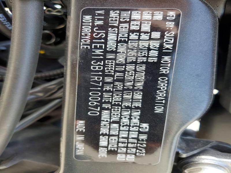 2024 Suzuki GSX800 F