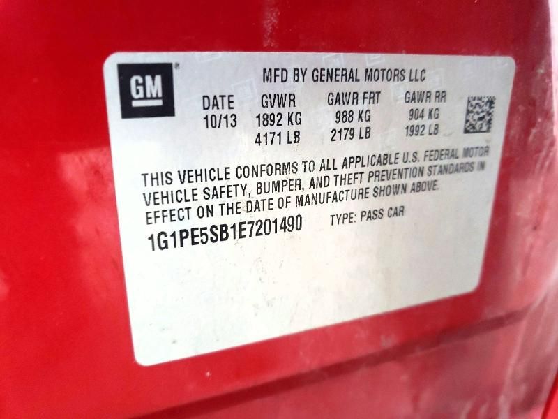 2014 Chevrolet Cruze lt