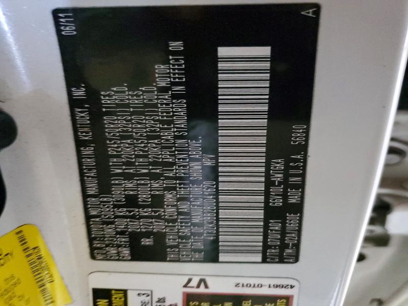 2011 Toyota Venza fwd V6