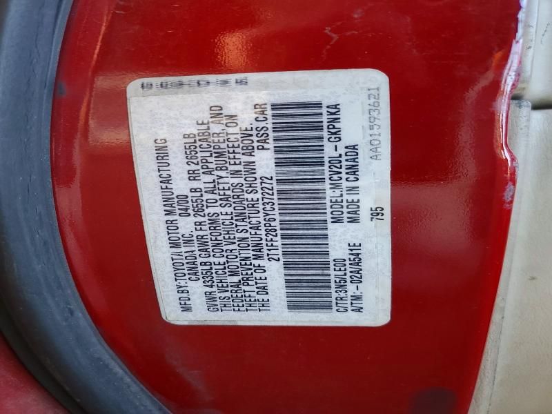 2000 Toyota Camry Solara