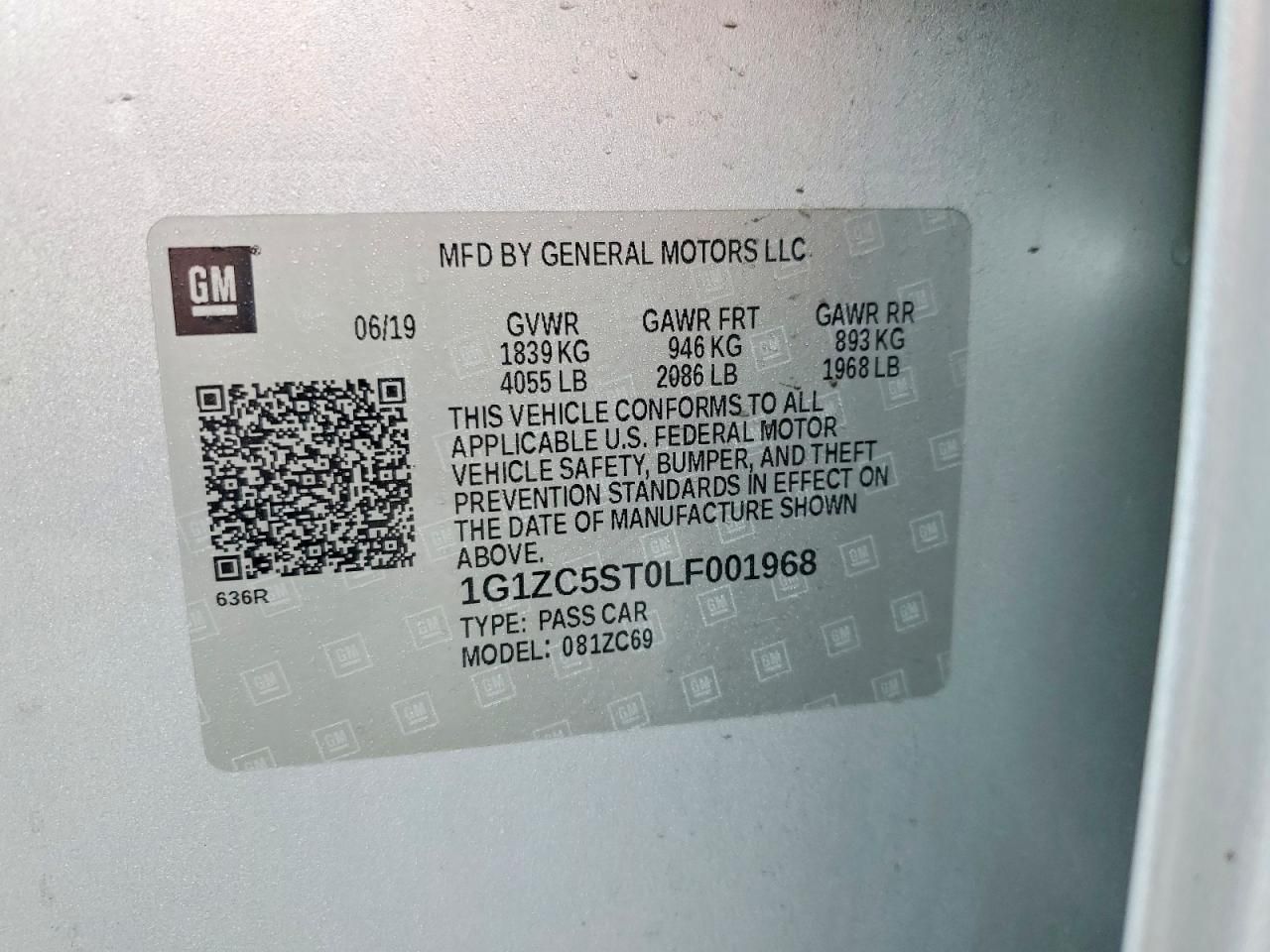 2020 Chevrolet Malibu ls