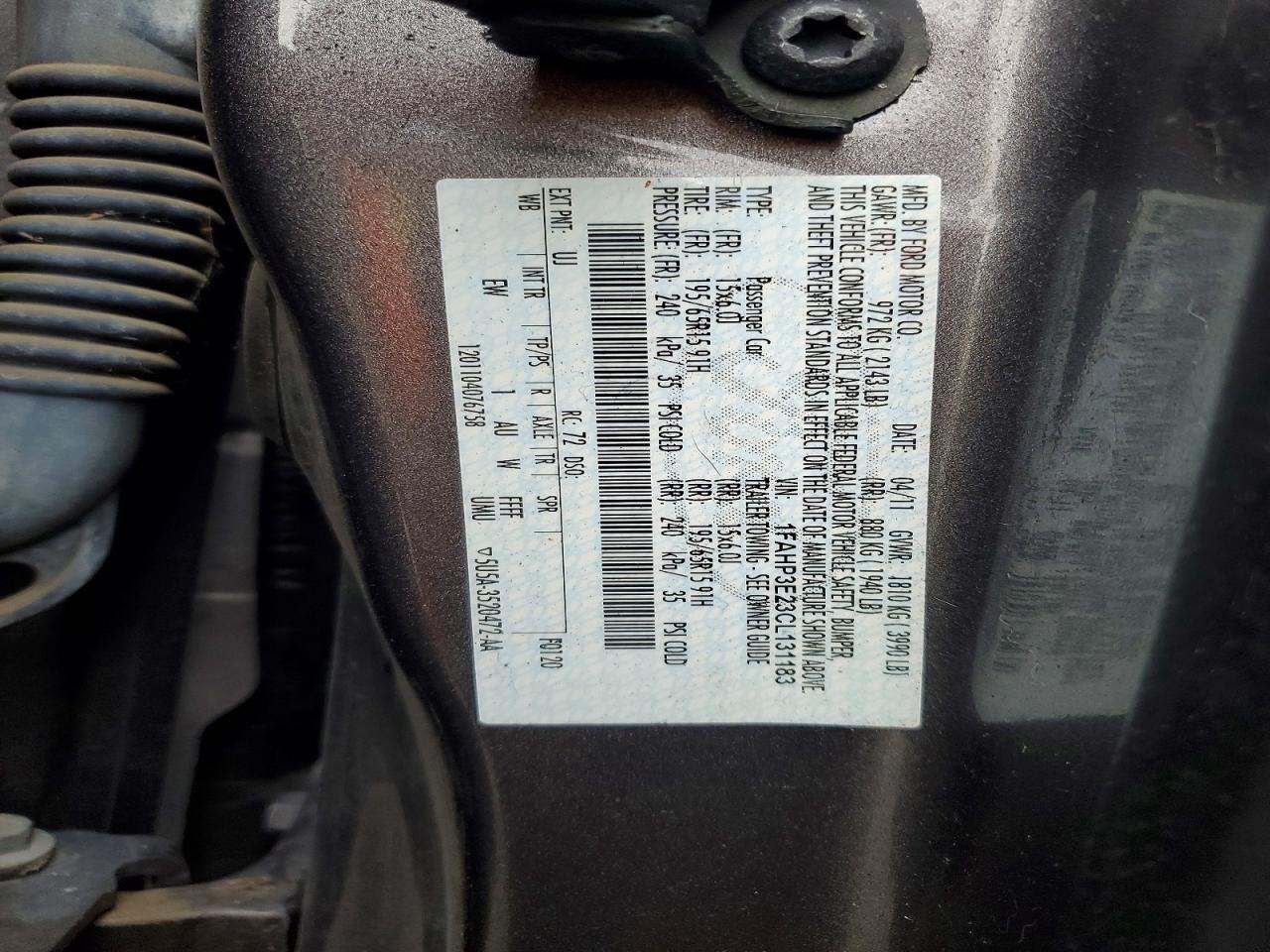 2012 Ford Focus s