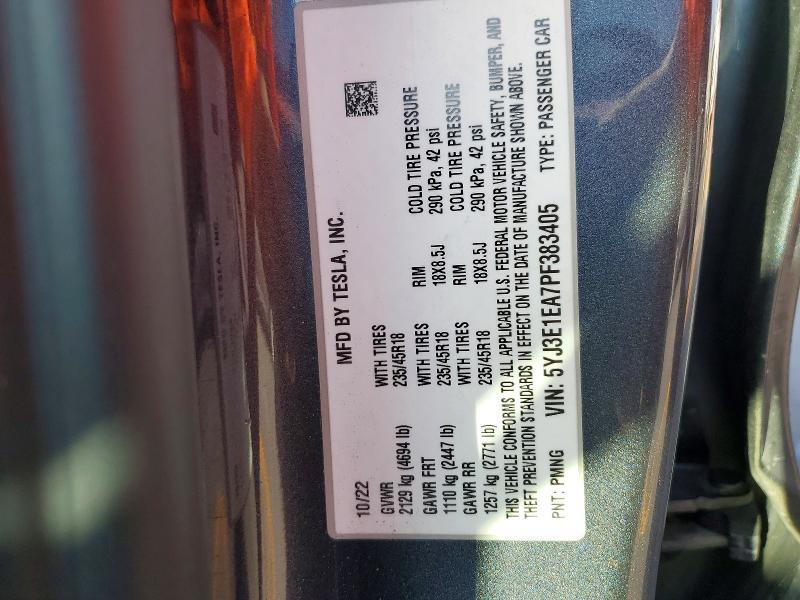 2023 Tesla Model 3