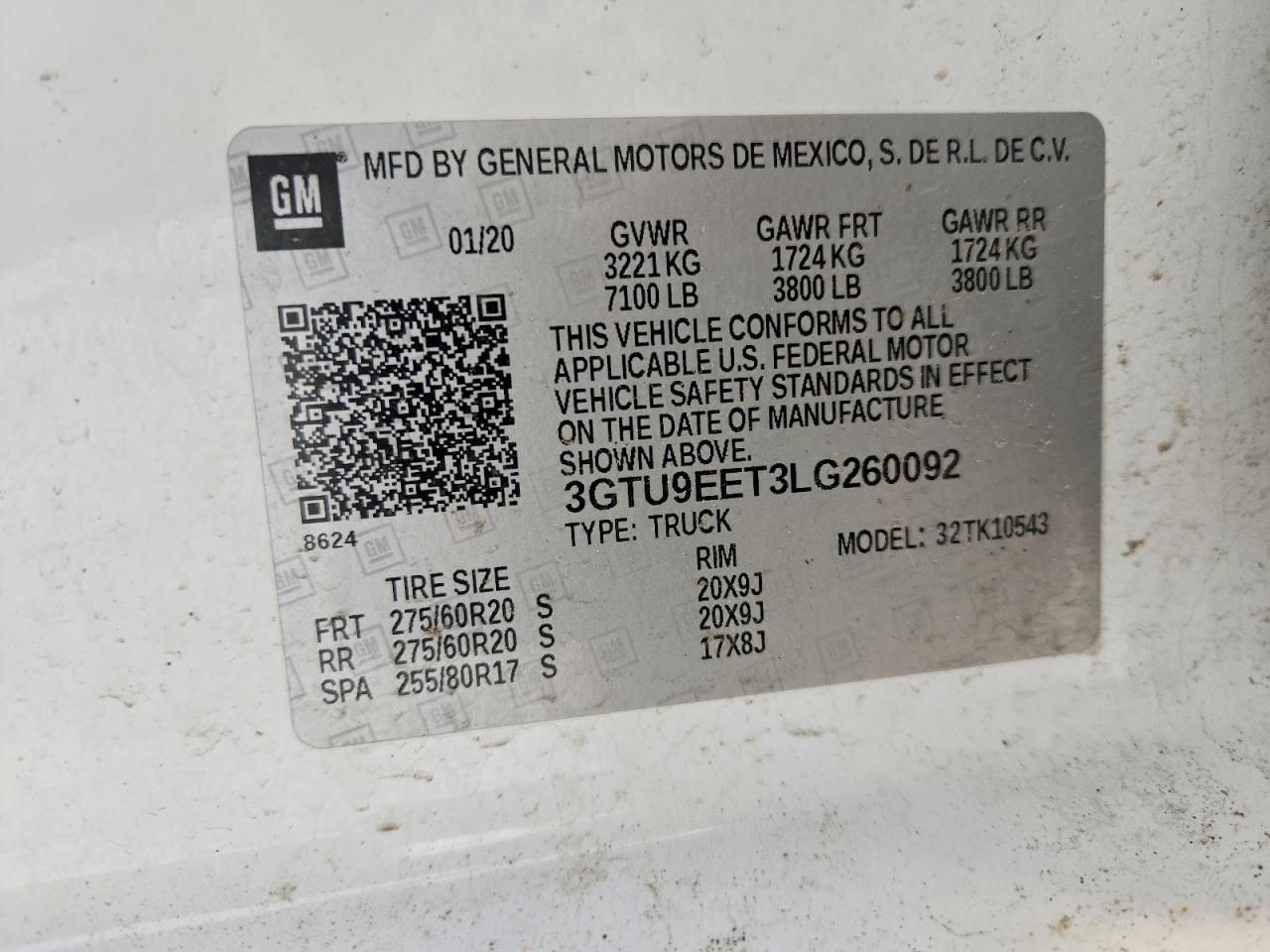 2020 GMC Sierra K1500 AT4