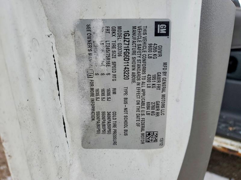 2013 GMC Savana G3500 lt