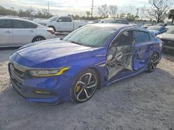 Honda salvage cars for sale: 2019 Honda Accord Sport