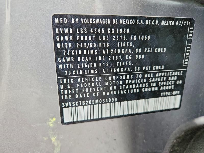 2025 Volkswagen Taos se