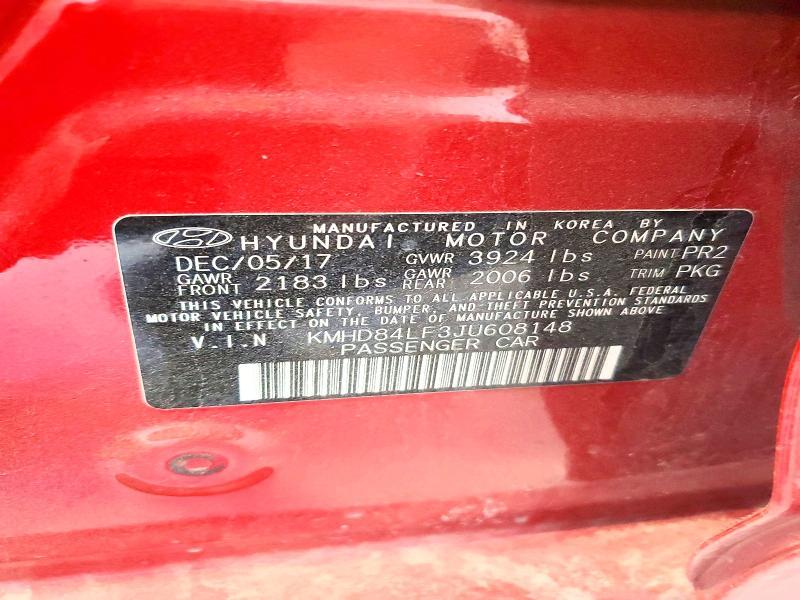 2018 Hyundai Elantra sel