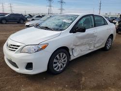 Salvage cars for sale from Copart Elgin, IL: 2013 Toyota Corolla Base