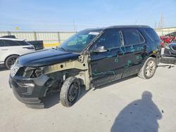 Ford salvage cars for sale: 2018 Ford Explorer xlt