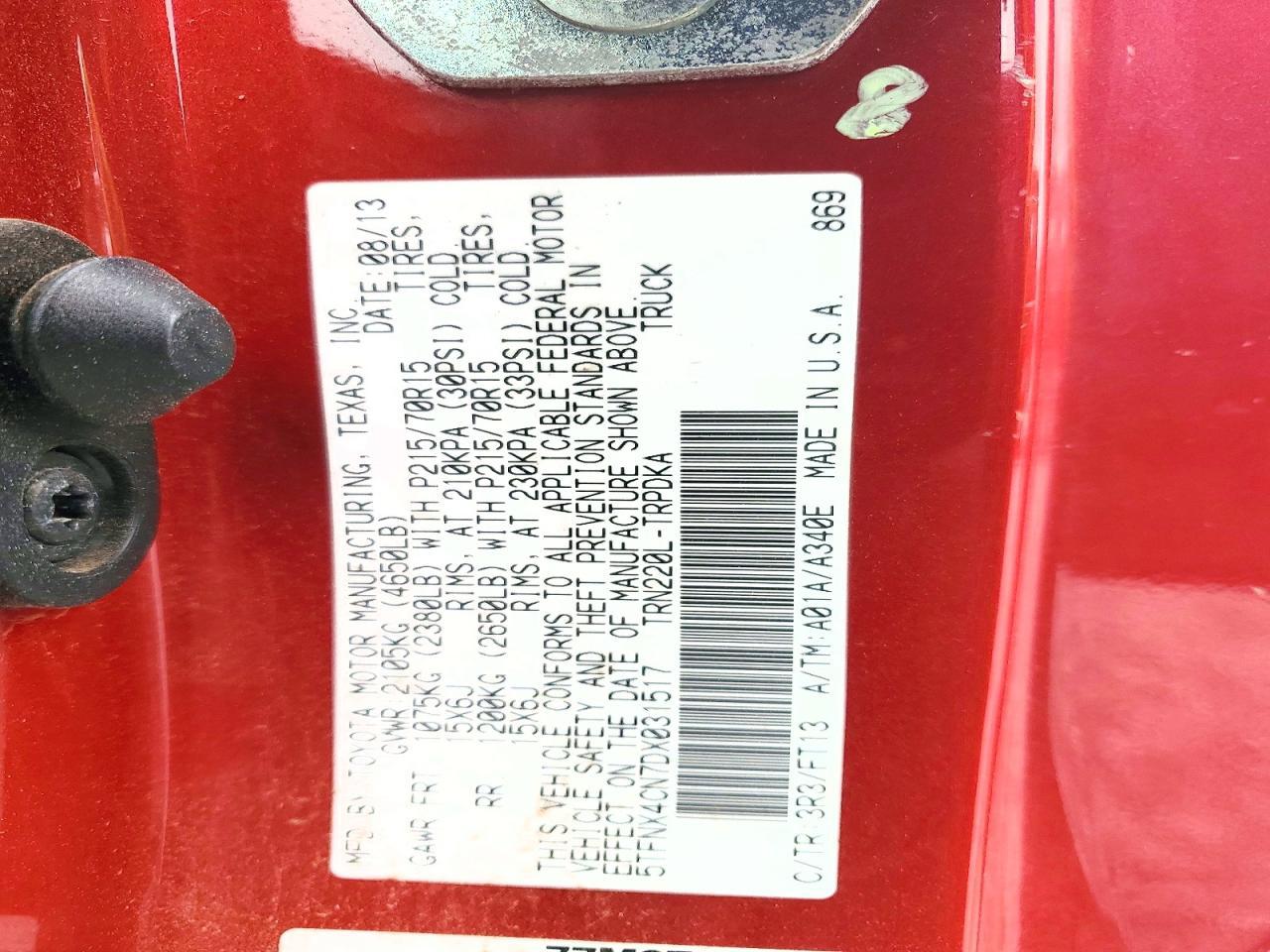 2013 Toyota Tacoma Base
