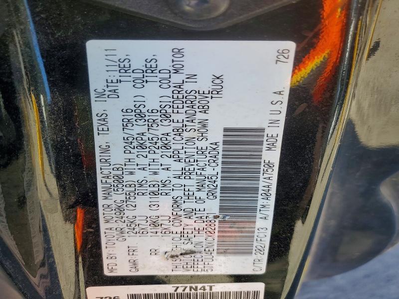 2012 Toyota Tacoma V6
