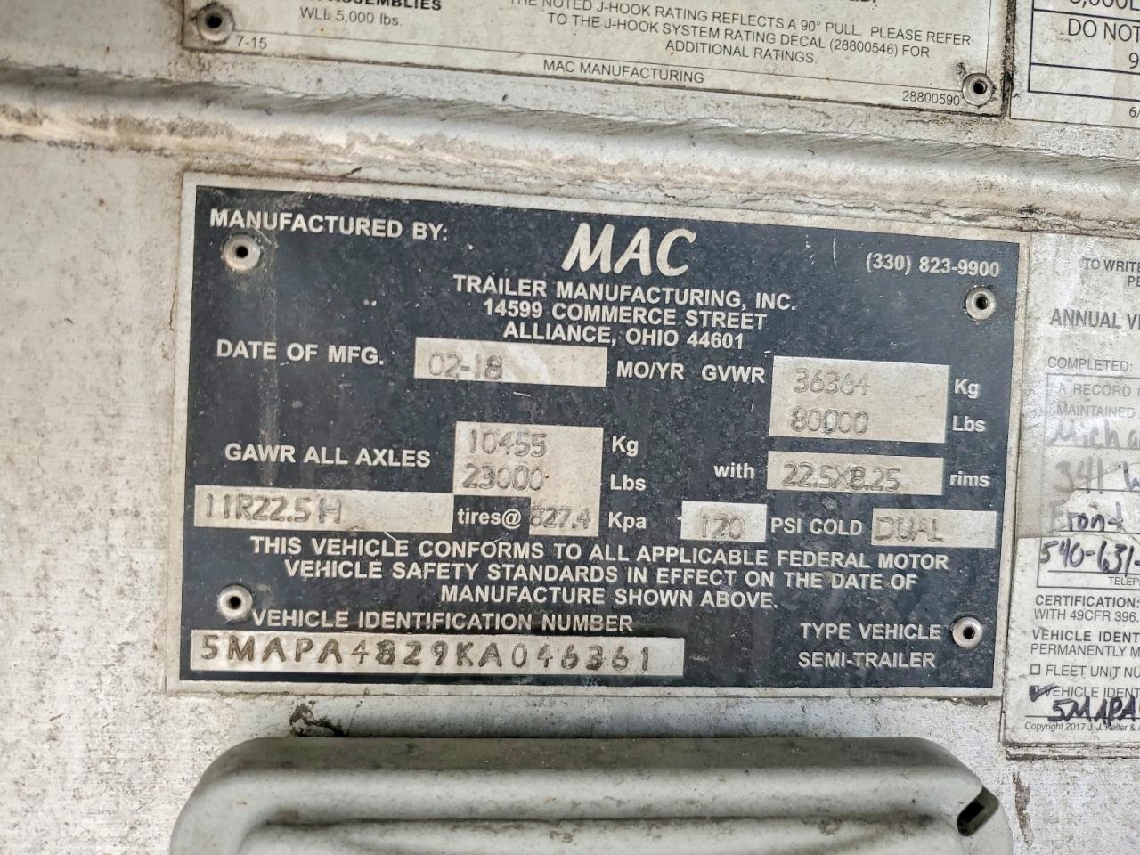 2019 MAC Trailer
