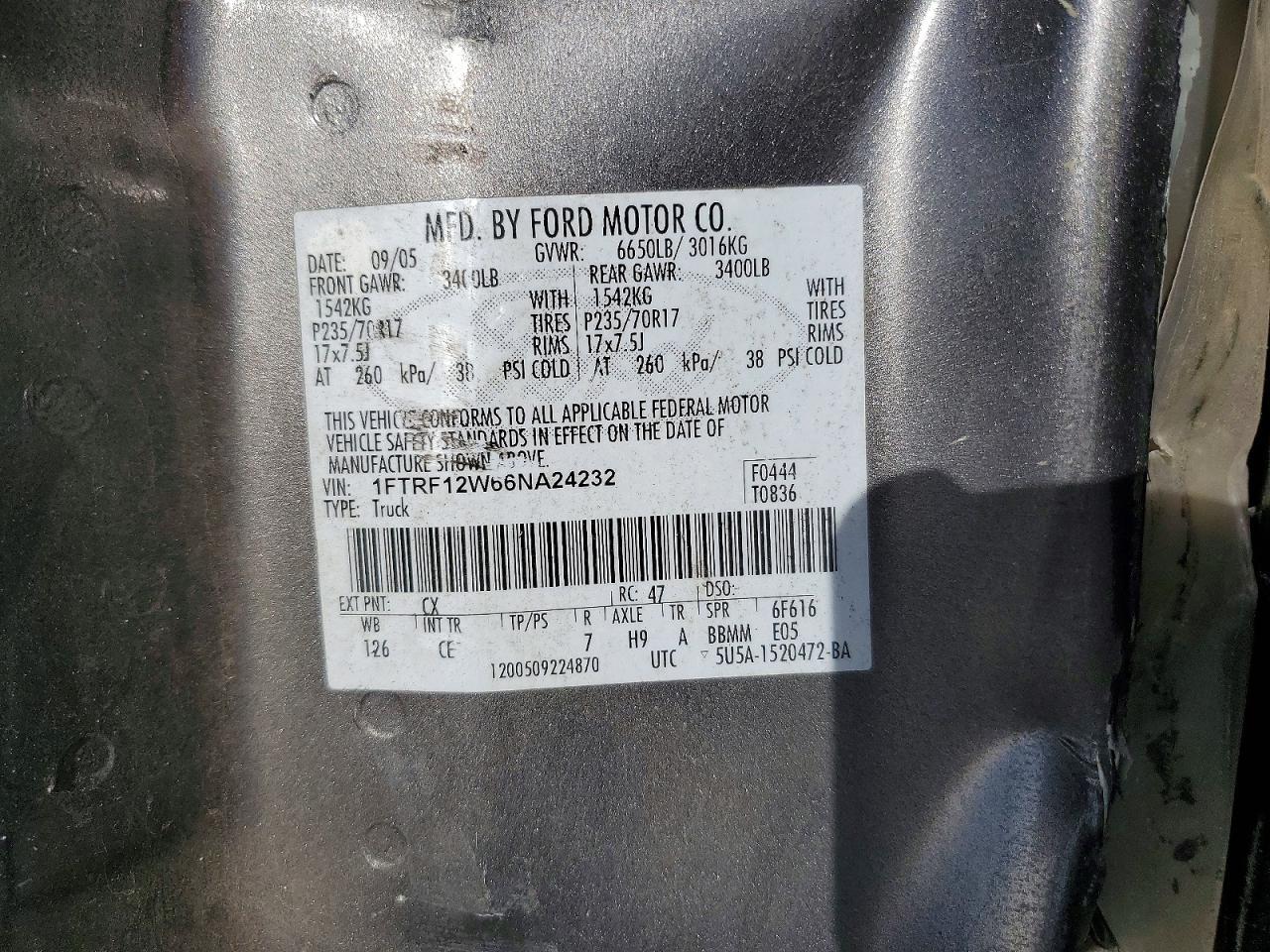 2006 Ford F150