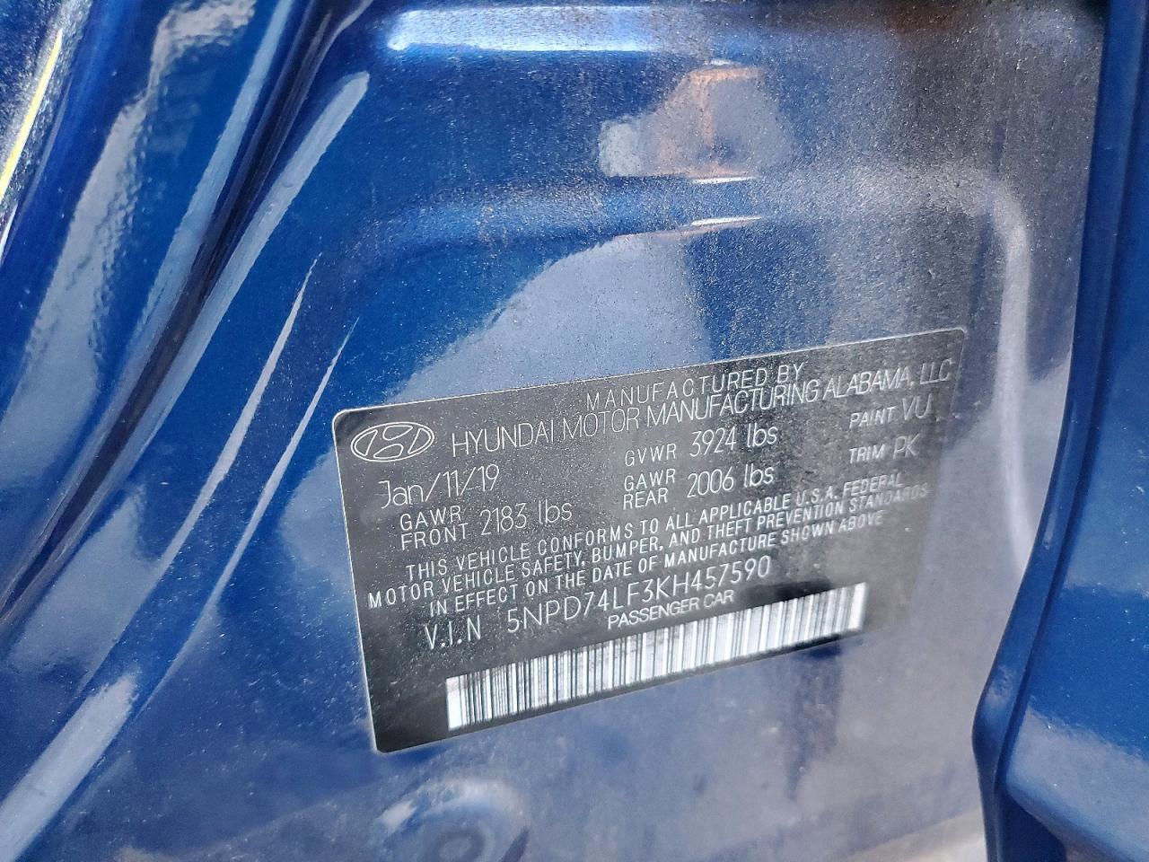 2019 Hyundai Elantra se