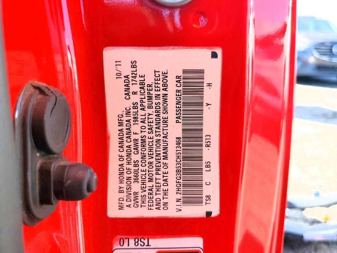 2012 Honda Civic lx