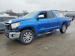 Toyota Tundra Double cab Limited salvage cars for sale: 2016 Toyota Tundra Double cab Limited