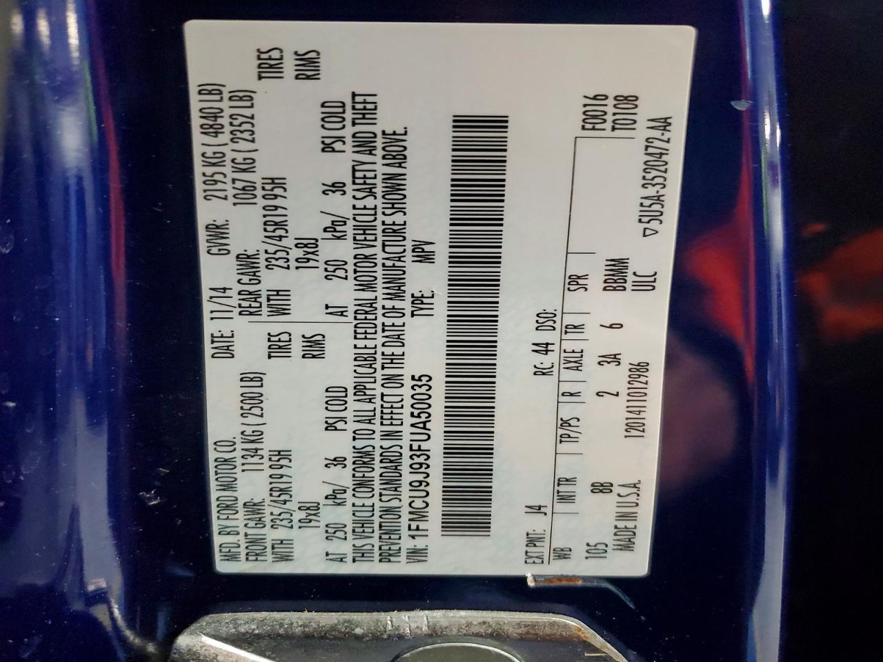 2015 Ford Escape Titanium