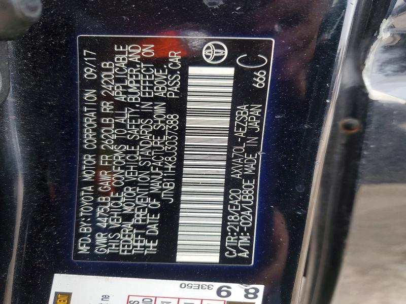2018 Toyota Camry l