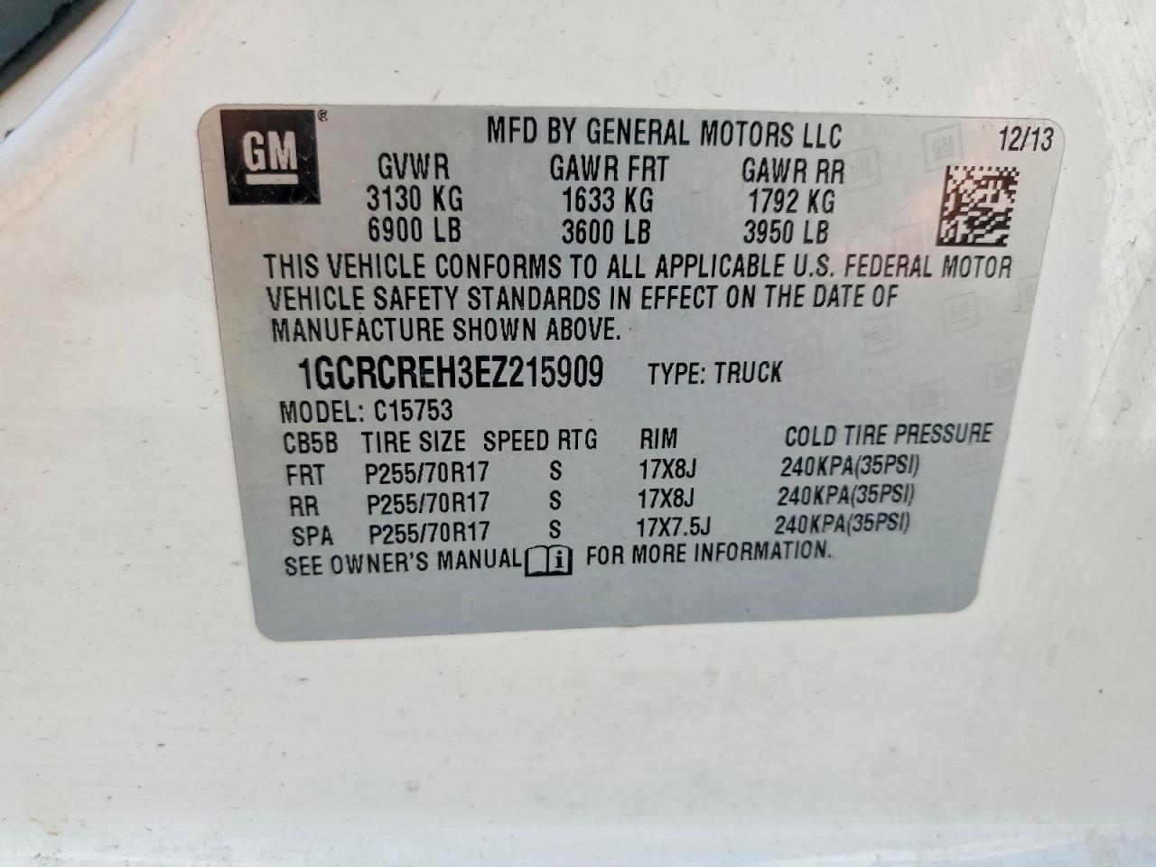 2014 Chevrolet Silverado C1500 LT