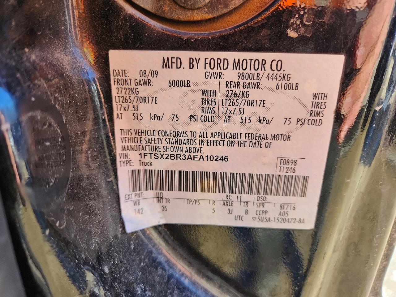 2010 Ford F250 Super Duty