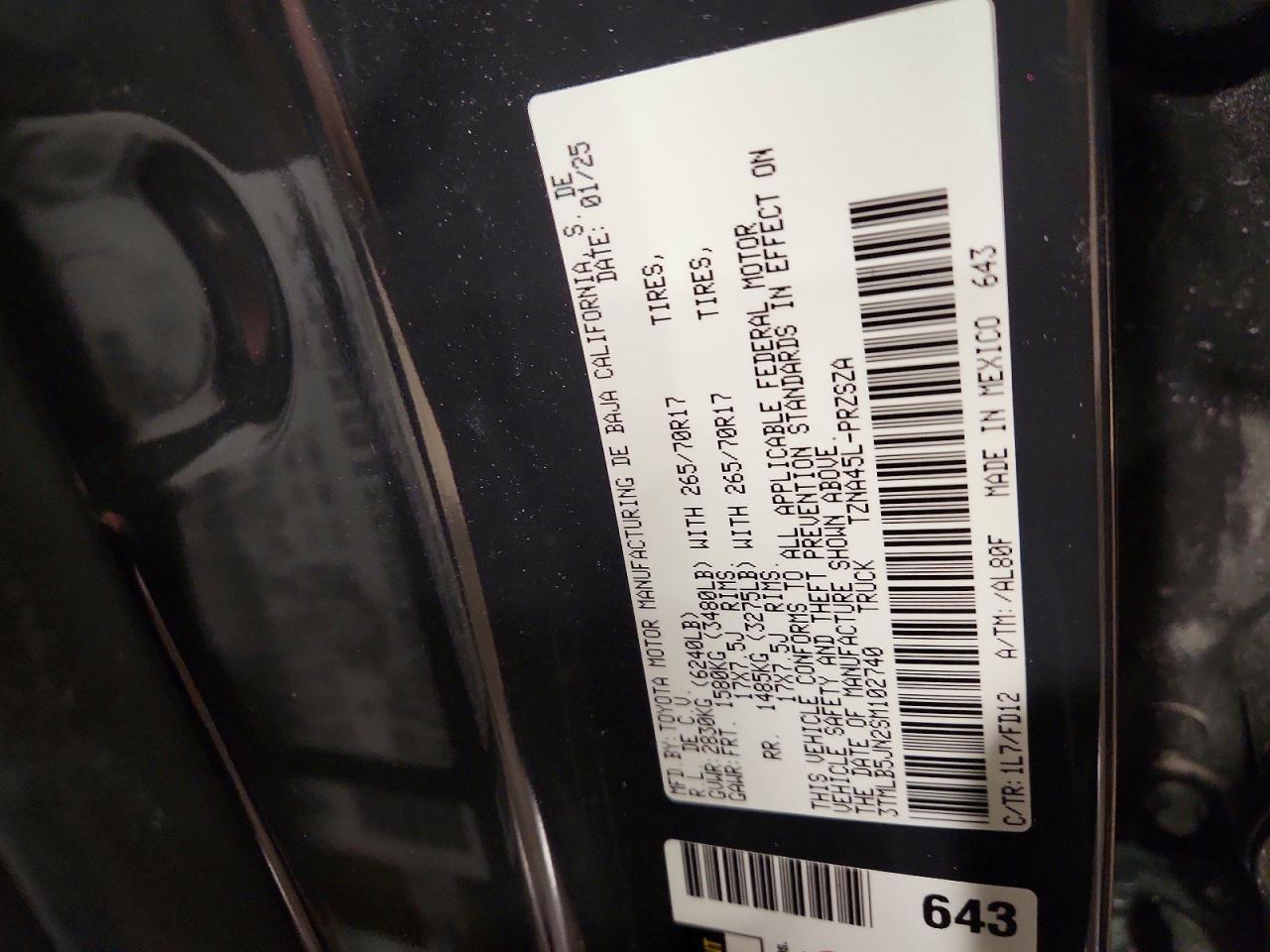 2025 Toyota Tacoma TRD OFF-Road