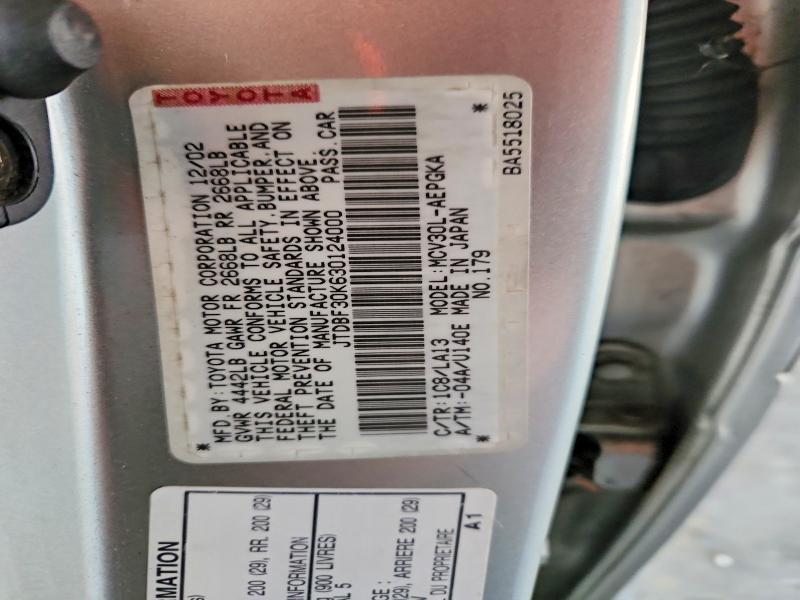 2003 Toyota Camry le