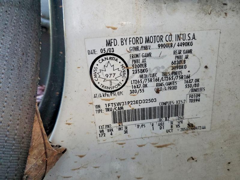 2003 Ford F350 SRW Super Duty