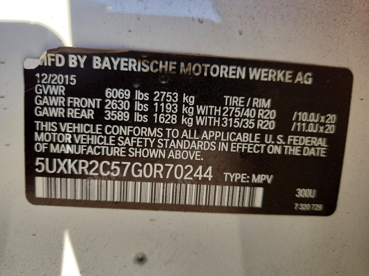 2016 BMW X5 Sdrive35i
