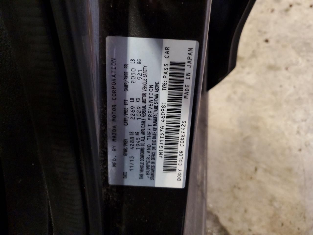 2016 Mazda 6 Touring