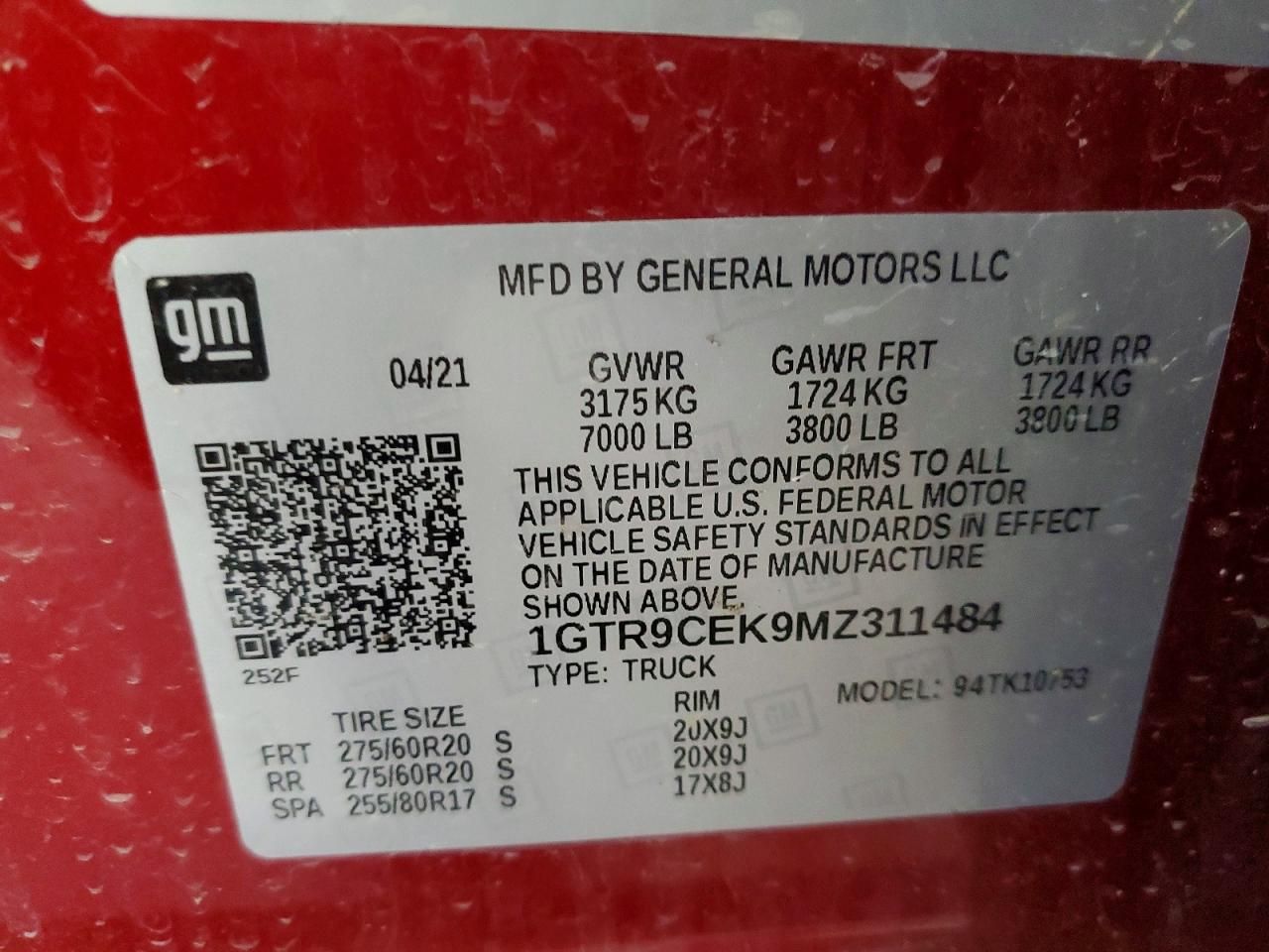 2021 GMC Sierra K1500 Elevation