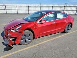 Tesla salvage cars for sale: 2018 Tesla Model 3