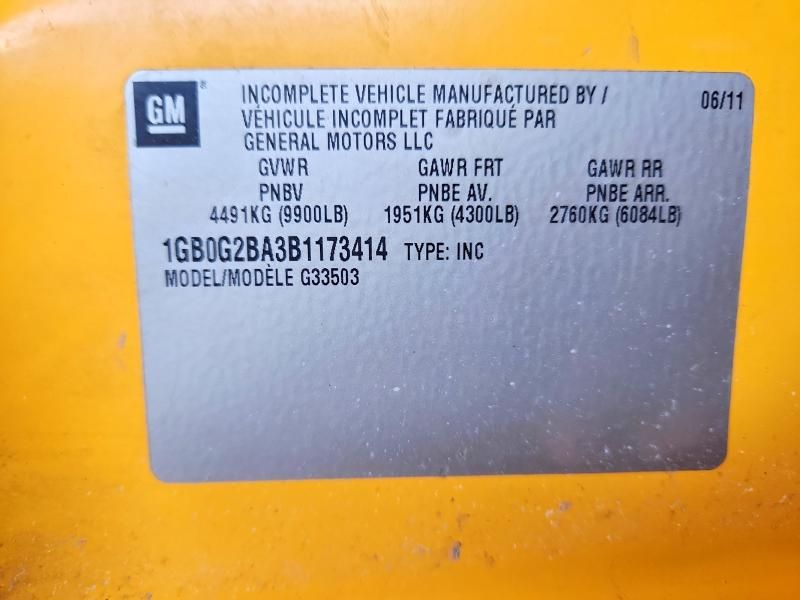 2011 Chevrolet 2011 Thomas Minotour G3500-School Bus