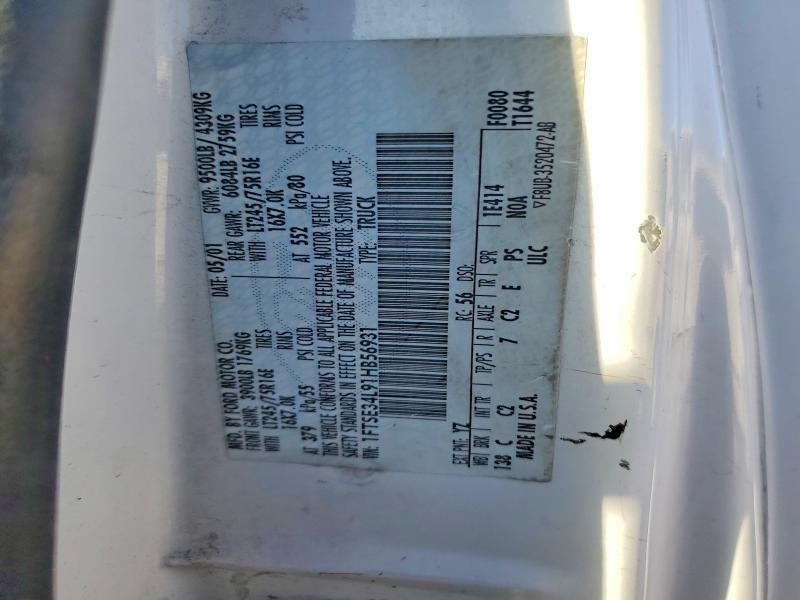 2001 Ford Econoline E350 Super Duty van