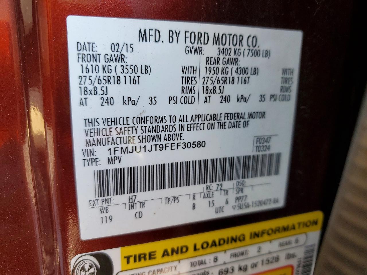 2015 Ford Expedition xlt