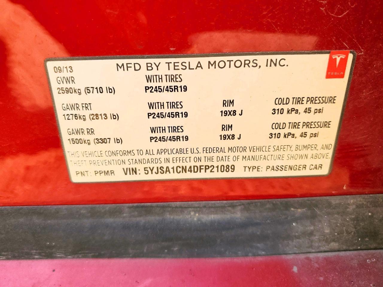 2013 Tesla Model s