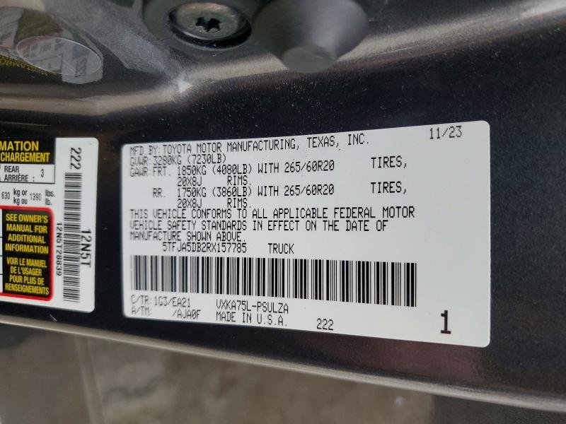 2024 Toyota Tundra Crewmax Limited