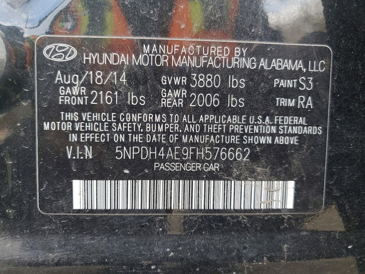 2015 Hyundai Elantra se