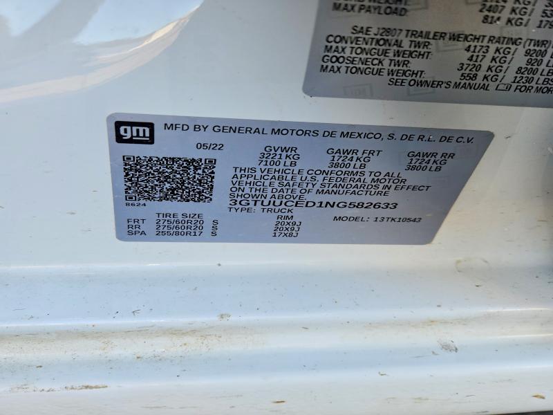 2022 GMC Sierra K1500 Elevation