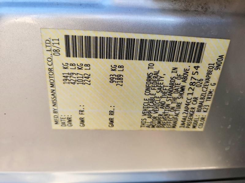 2012 Nissan Altima Base