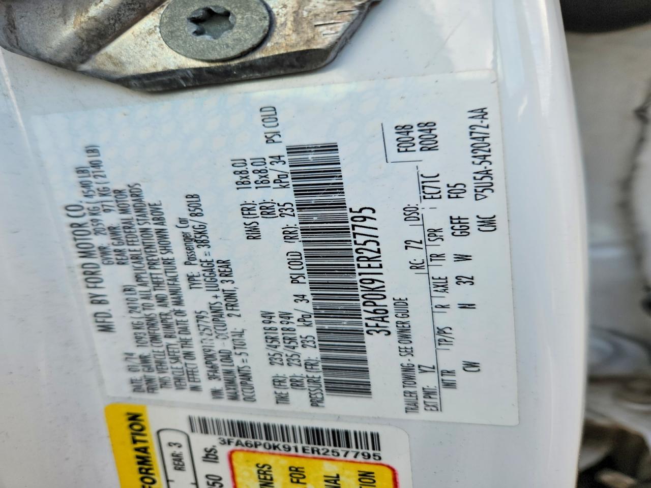 2014 Ford Fusion Titanium