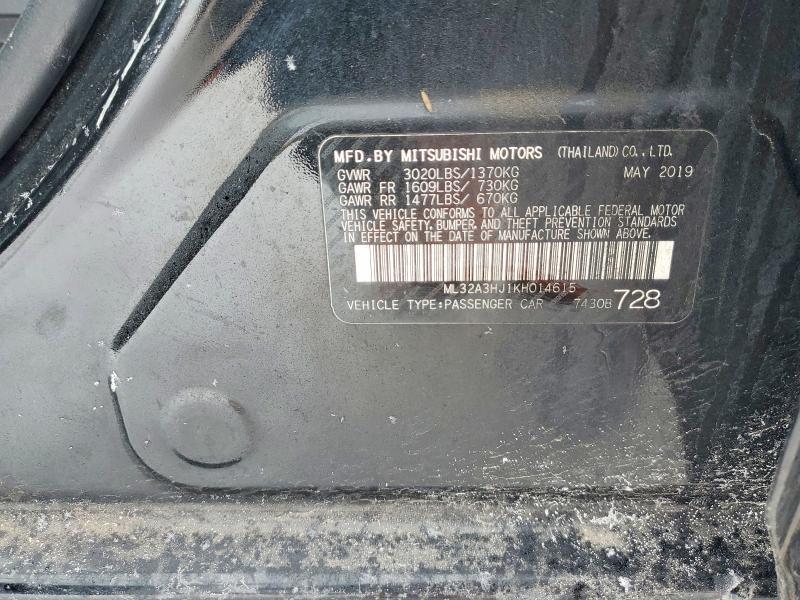 2019 Mitsubishi Mirage es