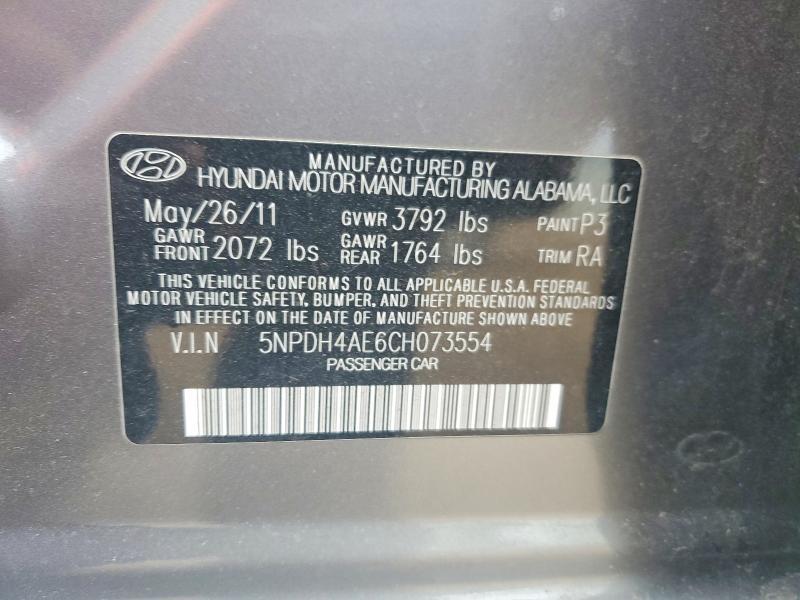 2012 Hyundai Elantra gls