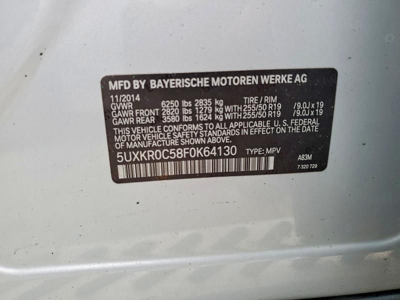 2015 BMW X5 Xdrive35i