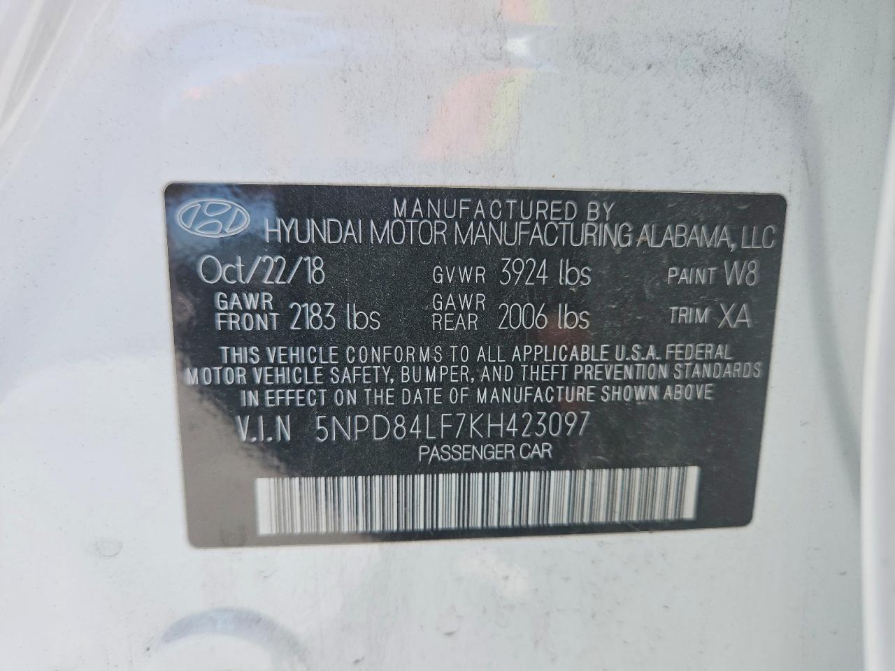 2019 Hyundai Elantra Value Edition