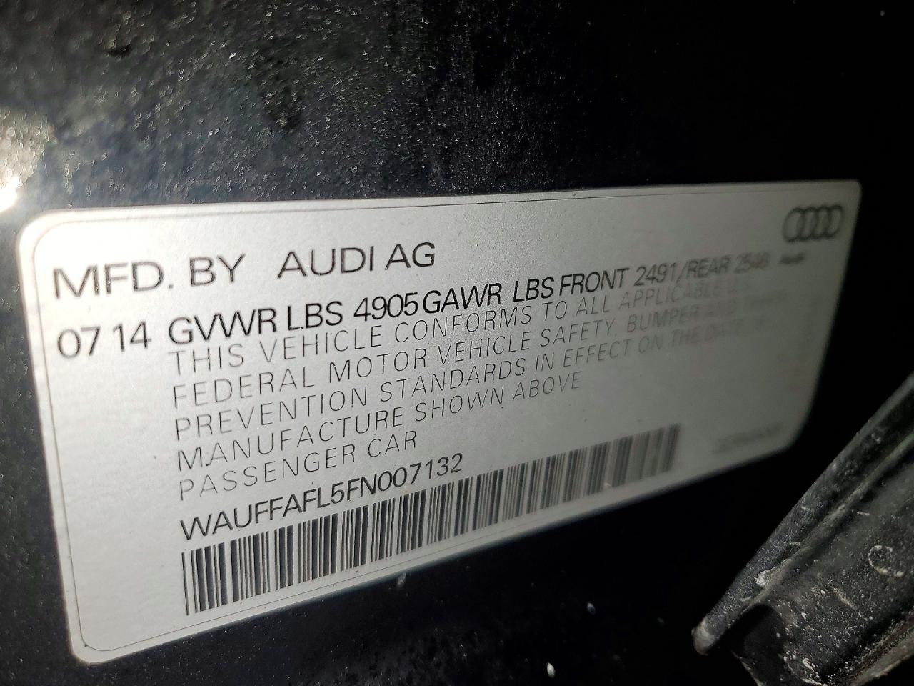 2015 Audi A4 Premium Plus