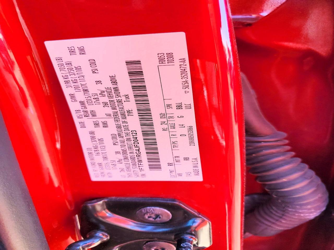 2018 Ford F150 Raptor