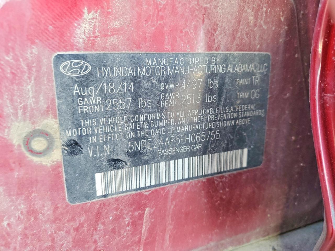 2015 Hyundai Sonata se